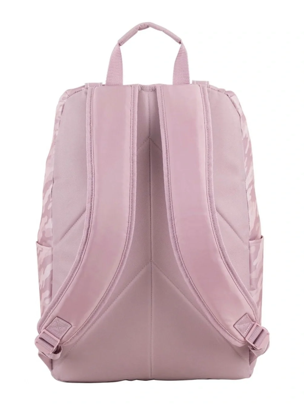 Pink Camouflage Wide Mouth Cargo Backpack - Unisex Large Weekend Bag